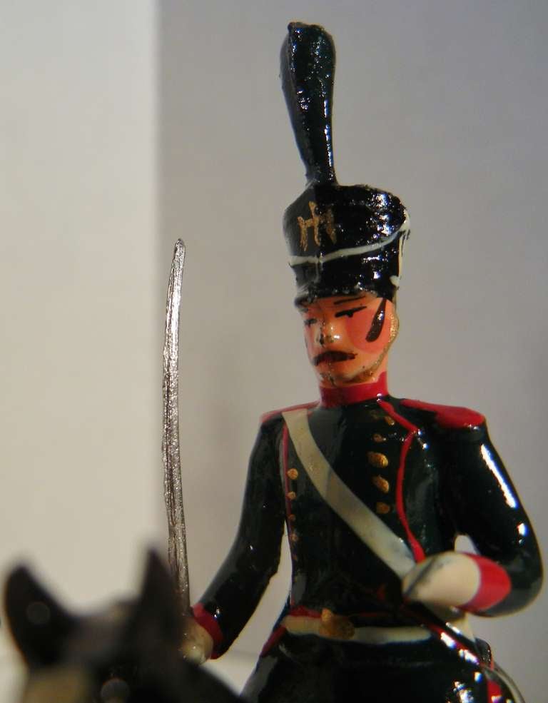 Chasseurs of 1809 (Light Cavalry) Vintage Napoleonic Toy Soldiers by Mignot 1