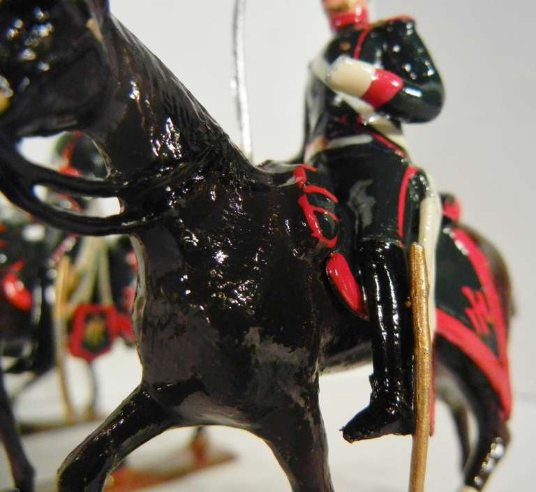 Chasseurs of 1809 (Light Cavalry) Vintage Napoleonic Toy Soldiers by Mignot 2