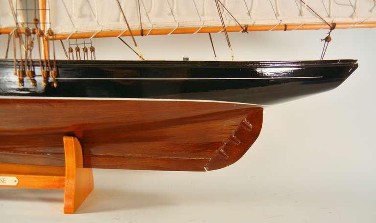 Large Model of the Famous Schooner Bluenose out of  Lunenburg, Nova Scotia In Excellent Condition In Quechee, VT