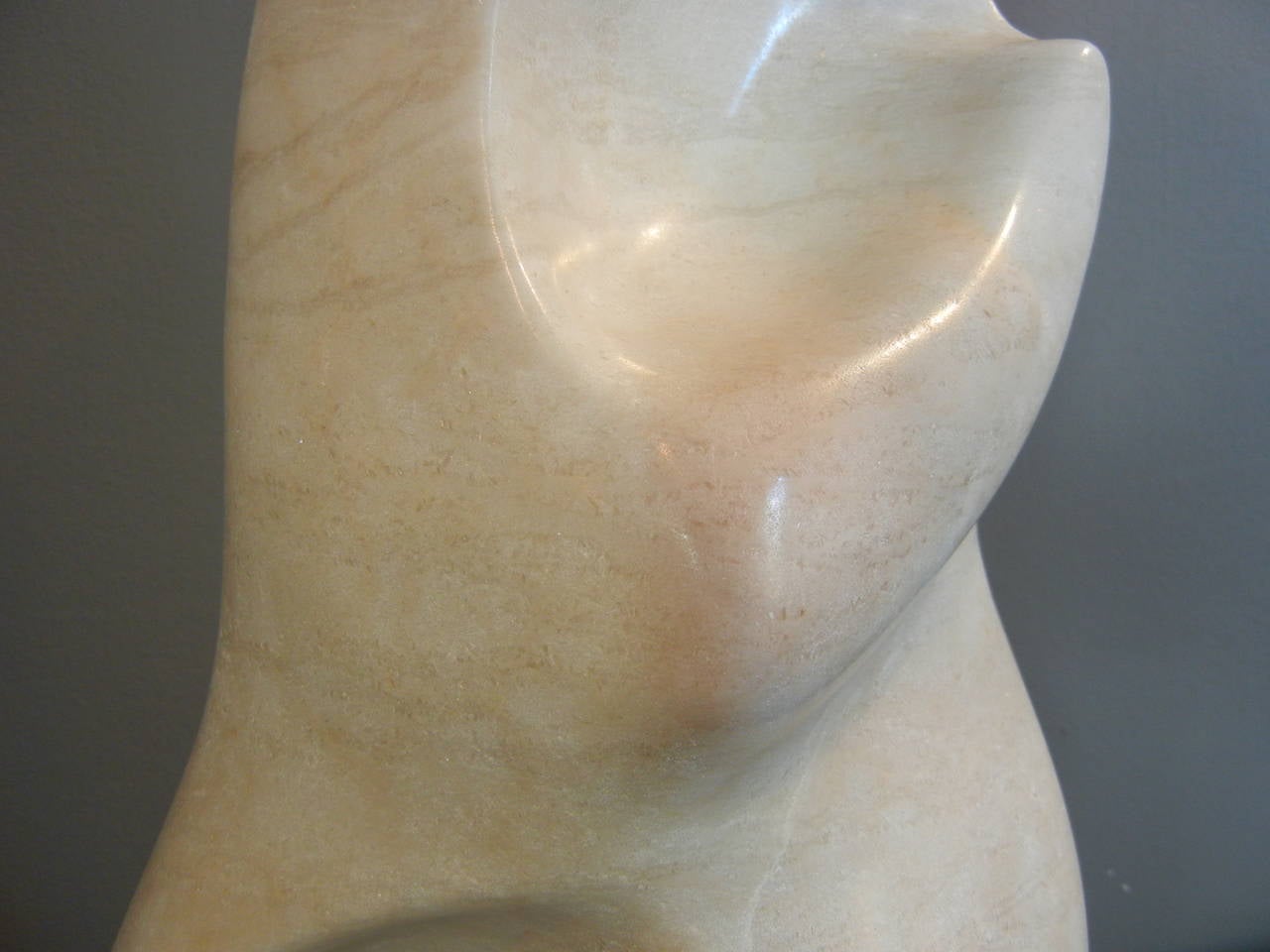 Late 20th Century White Marble Abstract 18