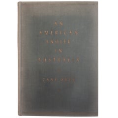 Rare First Edition Zane Grey, "An American Angler in Australia" 1937