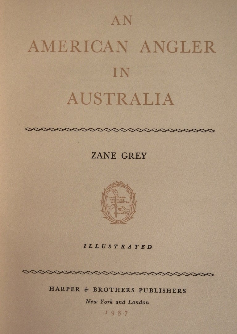 Mid-20th Century Rare First Edition Zane Grey, 