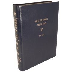 First Edition Zane Grey, "Tales of Fishing Virgin Seas", Rebound