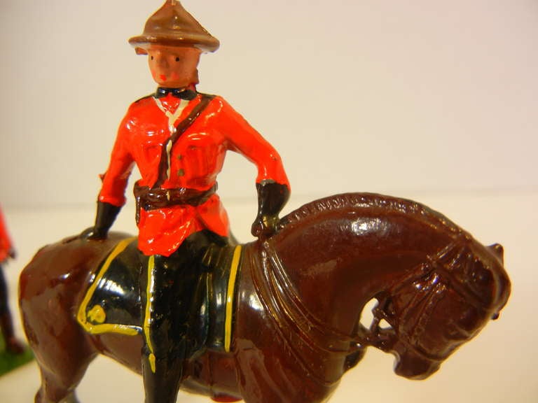 Royal Canadian Mounted Police, 5 Toy Figures by Britians Ltd. 2