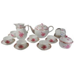 Herend "Chinese Bouquet" Large Tea Set 1976