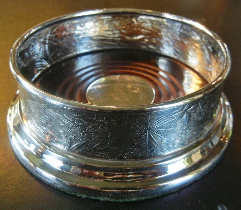 Audubon Wine Coaster by Tiffany & Co. Sterling Silver c.1950 4