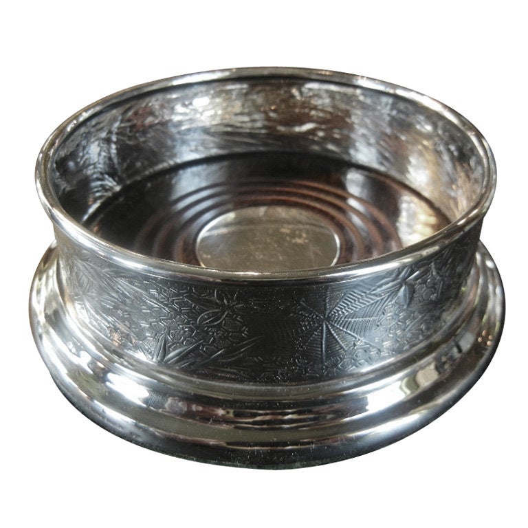 Audubon Wine Coaster by Tiffany & Co. Sterling Silver c.1950