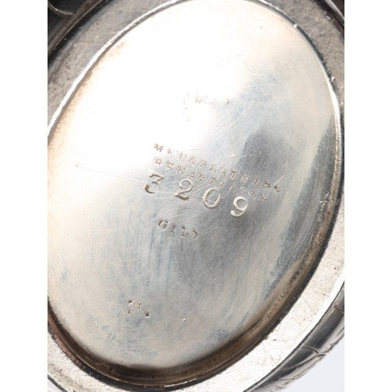 Reed & Barton Elaborate Silver Plate Repousse Tea Set 3