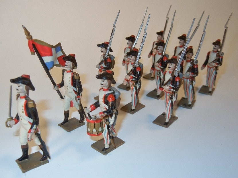 Mignot 12-Piece Set of French Revolutionary Volunteers of 1793 1
