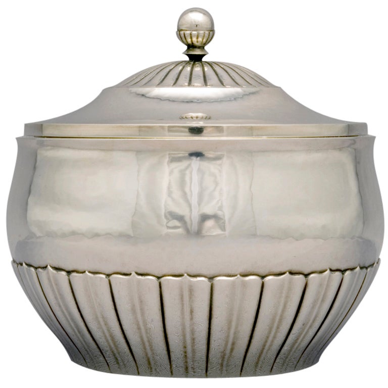 Johan Rohde for Georg Jensen Covered Sugar Bowl