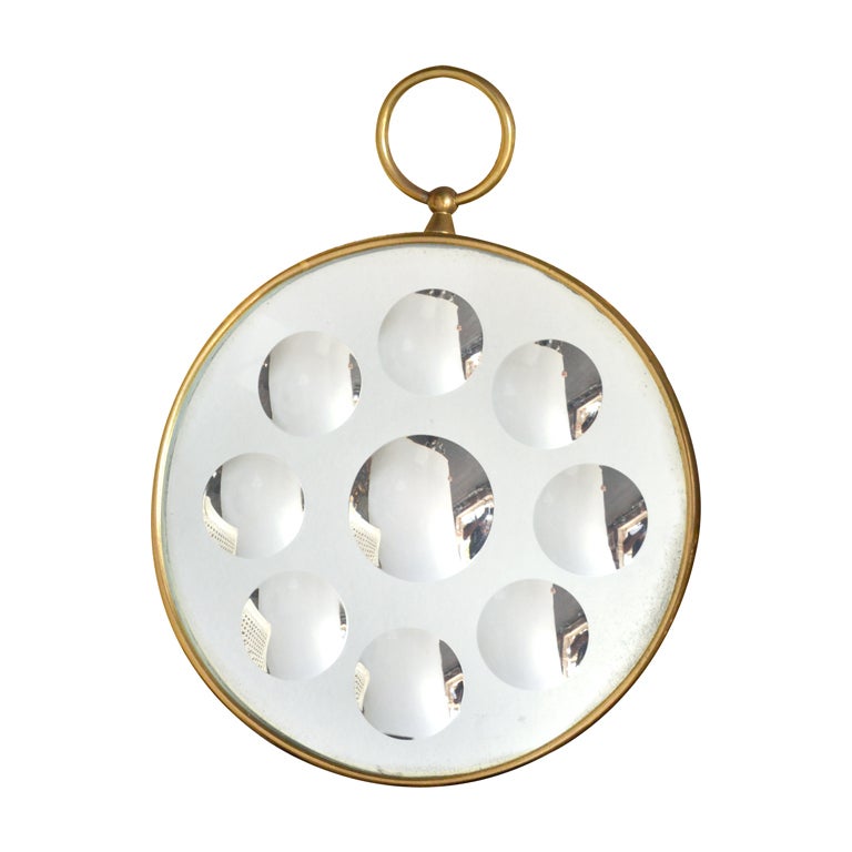 Multi Convex Mirror by Piero Fornasetti For Sale