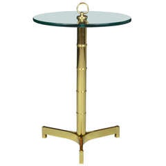 Brass Occasional Table in the Manner of Edward Wormley