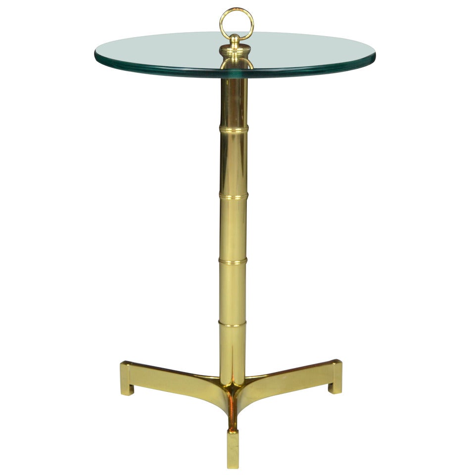 Brass Occasional Table in the Manner of Edward Wormley