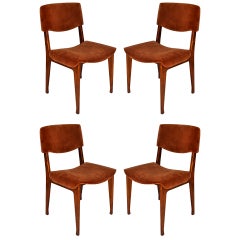 Set of 4 Side Chairs by Ico Parisi