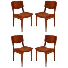 Set of 4 Side Chairs by Ico Parisi