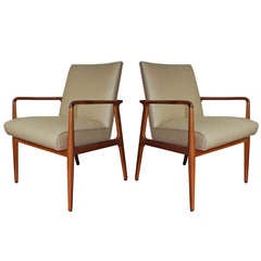 Pair of Poul Jensen Lounge Chairs