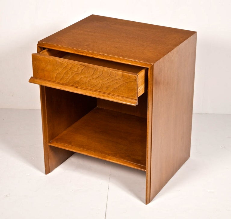 Classic Pair of Nightstands Designed by T.H. Robsjohn-Gibbings
