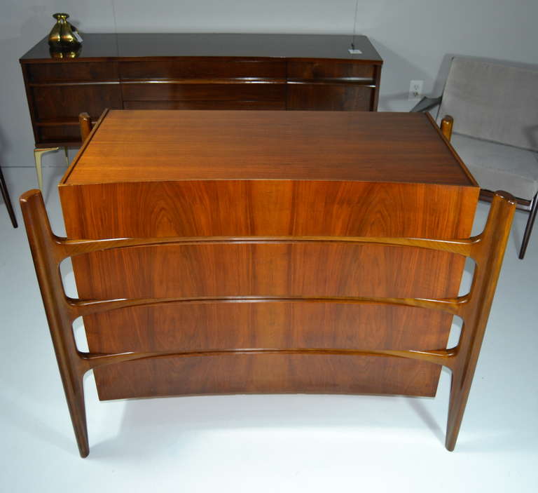Pair of Modern Rosewood Chests of Drawers by Edmund J. Spence 1