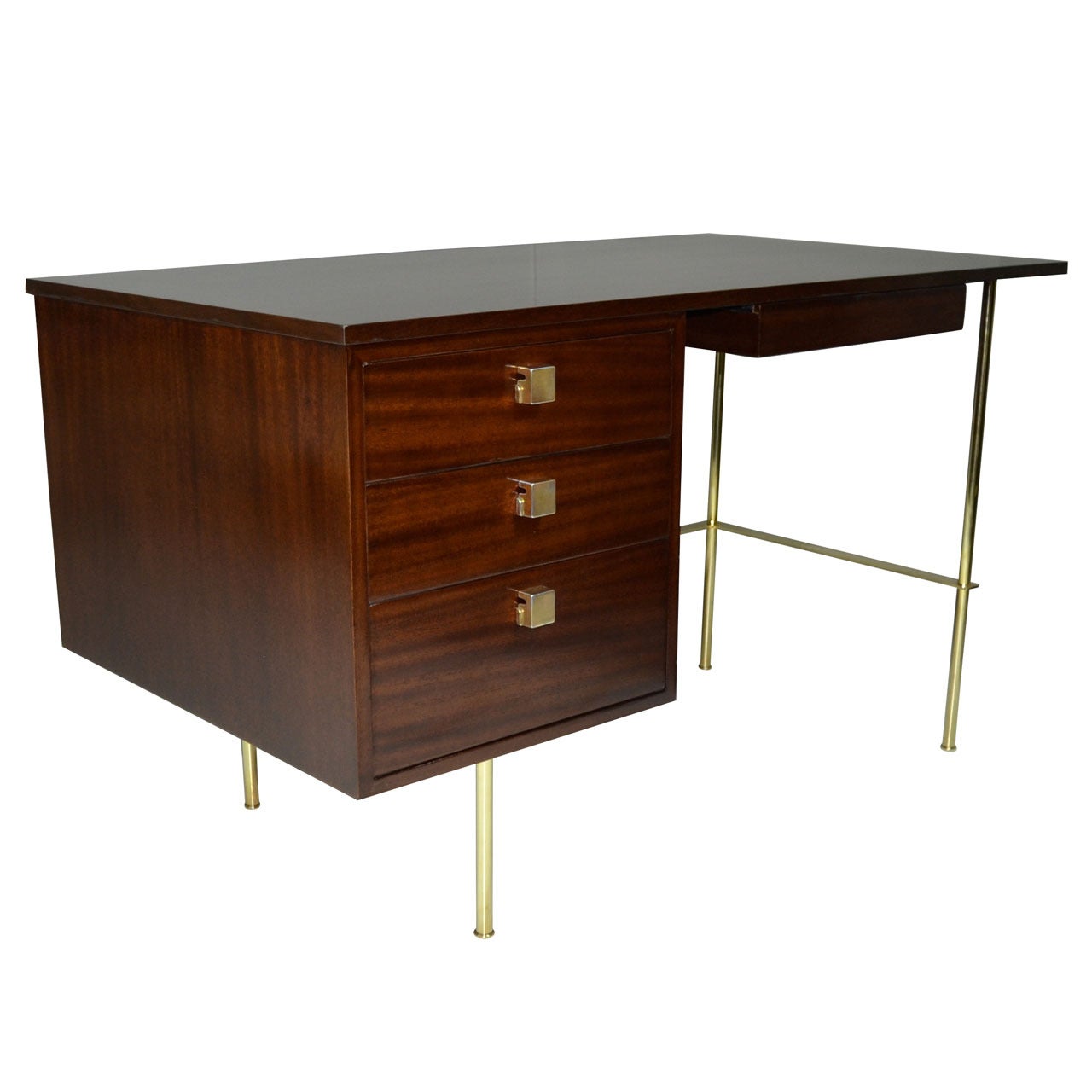 Mahogany Desk by Harvey Probber