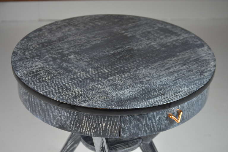Mid Century Modern Cerused Occasional Table 3