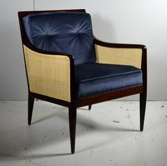 Kipp Stewart for Directional Mohair Lounge Chairs
