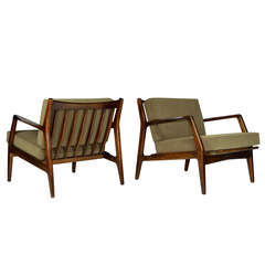Ib Kofod-Larsen for Selig Lounge Chairs