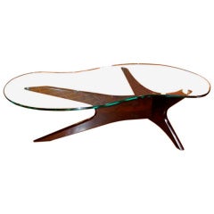 Asymmetric Coffee/Cocktail Table by Adrian Pearsall
