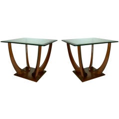 Kagan Style Teak End/Side Tables