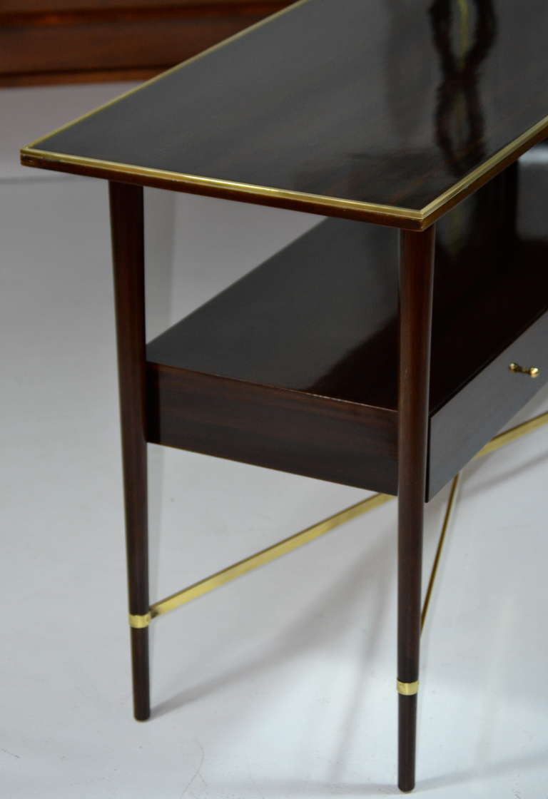 Mahogany Paul McCobb Console Table, Connoisseur Collection