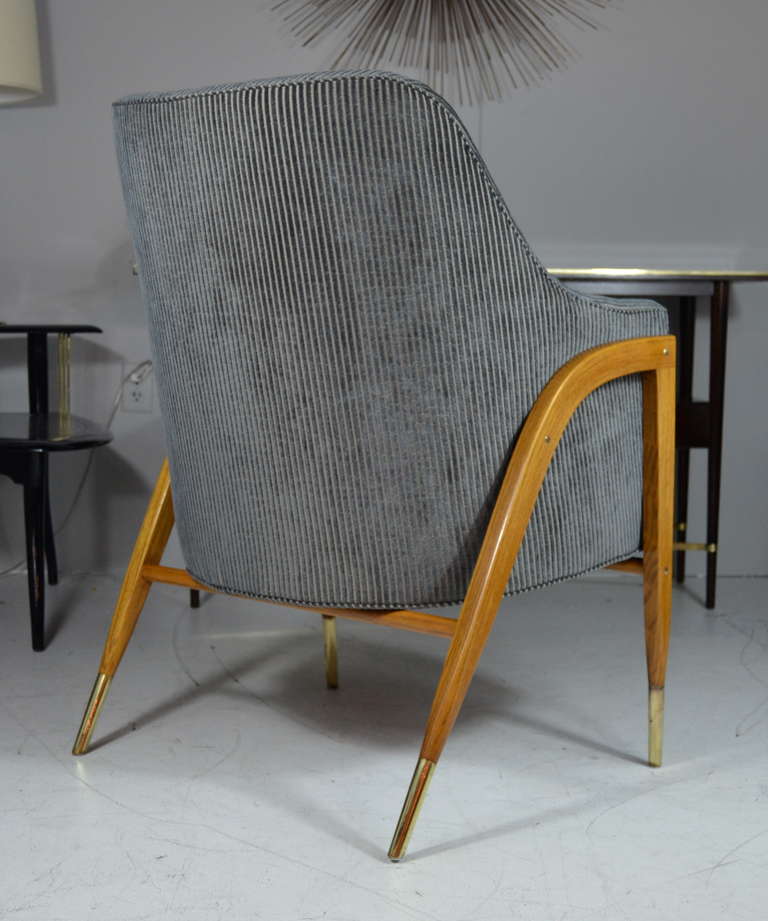 Edward Wormley for Dunbar Model #5510 Lounge / Library Chair In Excellent Condition In Westport, CT