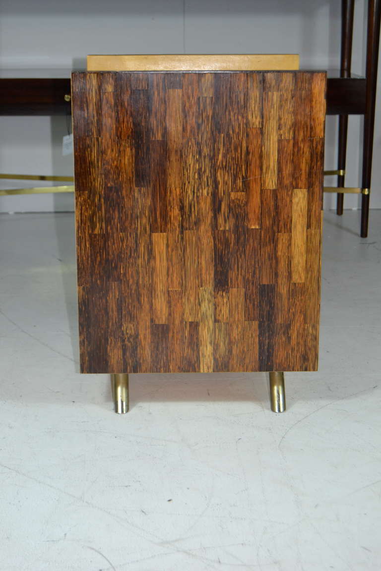 Mid-Century Modern R & Y Augousti Side Table, 1980s For Sale