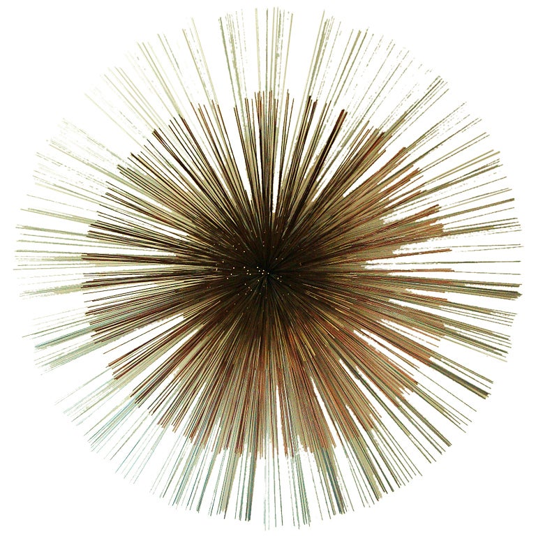 Colossal Sunburst Wall Sculpture by Curtis Jere