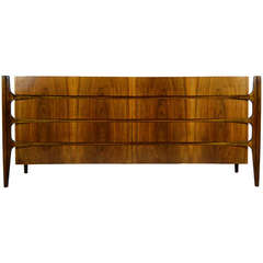 Modernes palisanderholz-sideboard von William Hinn