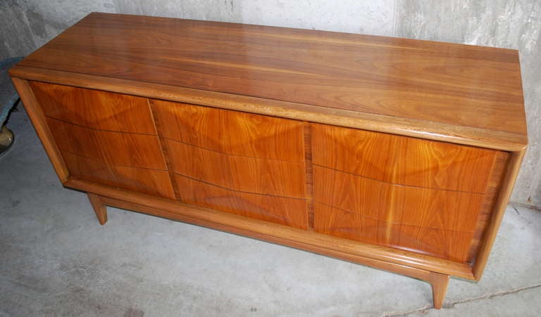 American Architectural Kagan Style Diamond Front Dresser
