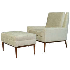 Paul McCobb for Directional Lounge Chair and Ottoman