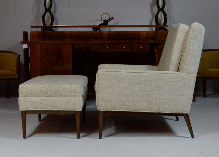 Mid-Century Modern Paul McCobb for Directional Lounge Chair and Ottoman