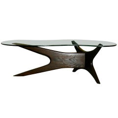 Adrian Pearsall Asymmetrical Coffee / Cocktail Table