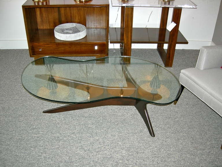 Mid-Century Modern Adrian Pearsall Asymmetrical Coffee / Cocktail Table