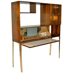 A Mid-century Italian Bar / Credenza in the manner of Gio Ponti