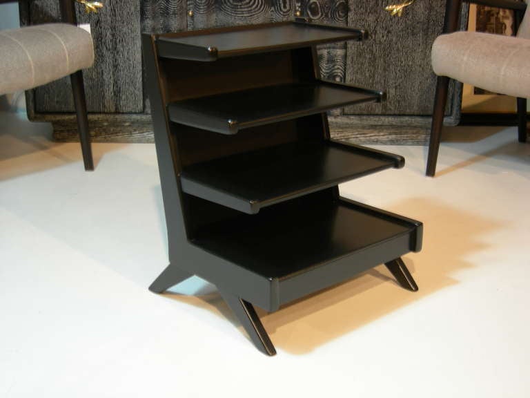 Ebonized Magazine Tree - Edward Wormley