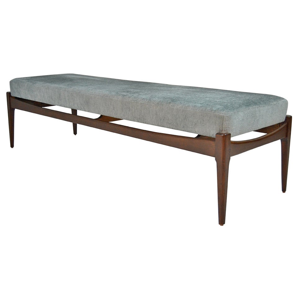 Mid-Century Floating Bench