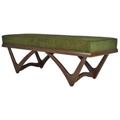 Sculptural Bench in the Style of Adrian Pearsall