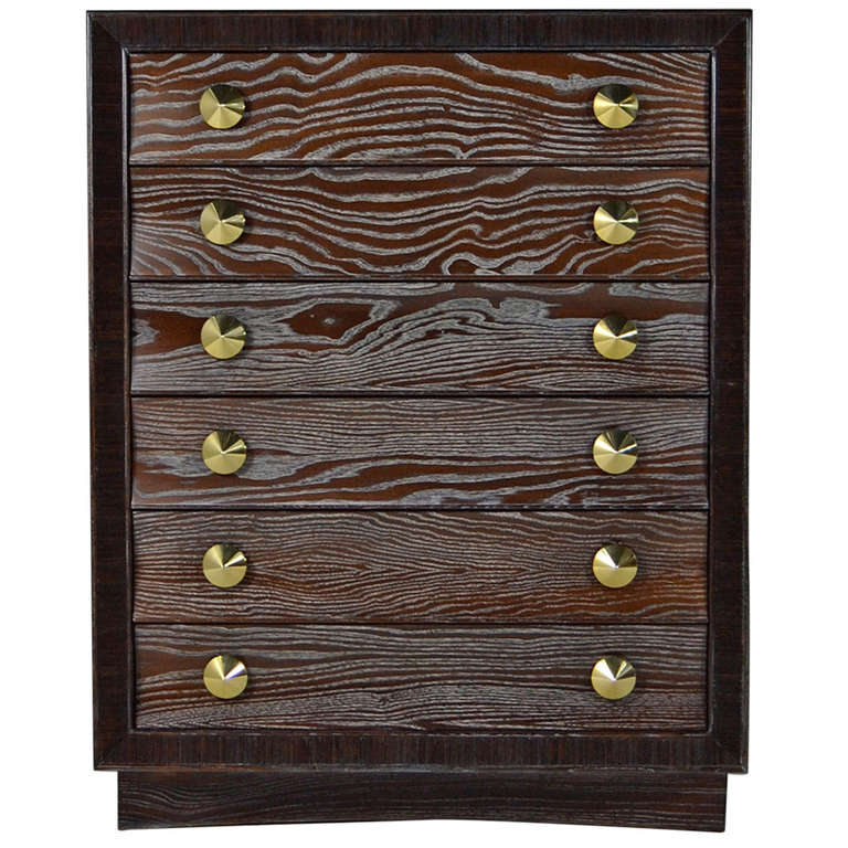 Cerused Gentleman's Chest by Paul Frankl for Brown Saltman at 1stDibs