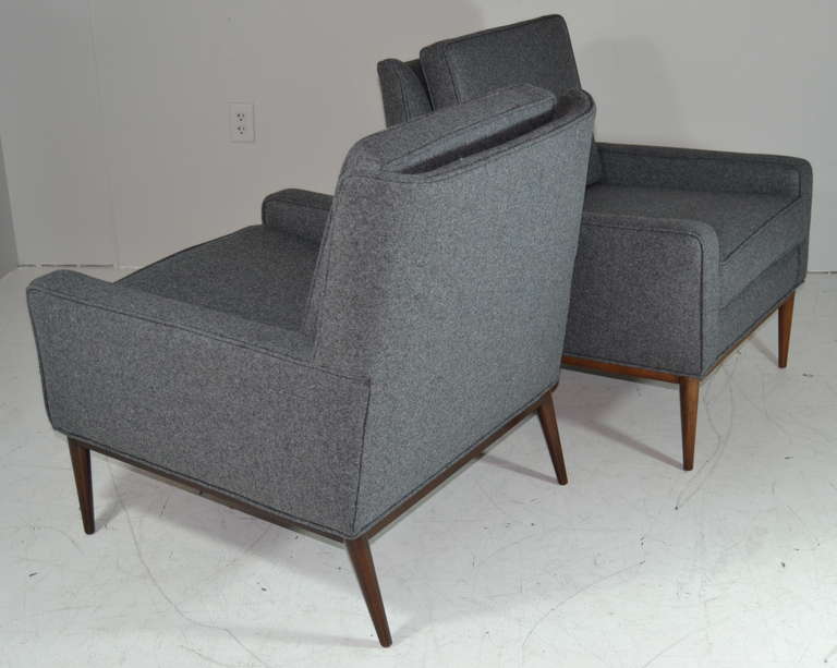Pair of Classic Lounge Chairs by Paul McCobb In Excellent Condition In Westport, CT