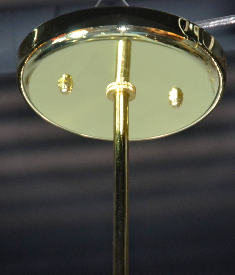 20th Century Vintage Italian Brass Sputnik Chandelier