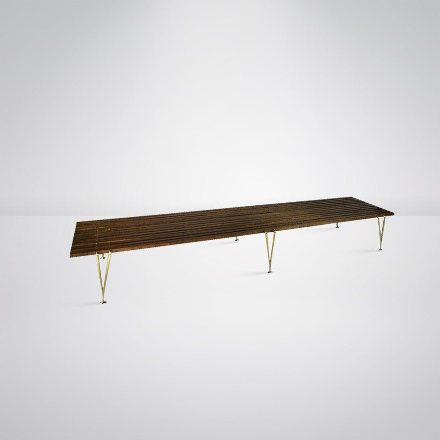 American Suspended Beam Bench by Hugh Acton