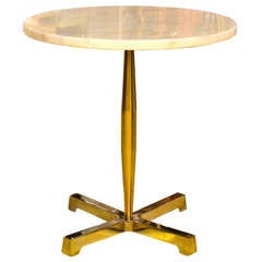 Calcutta Marble Top Occasional Table