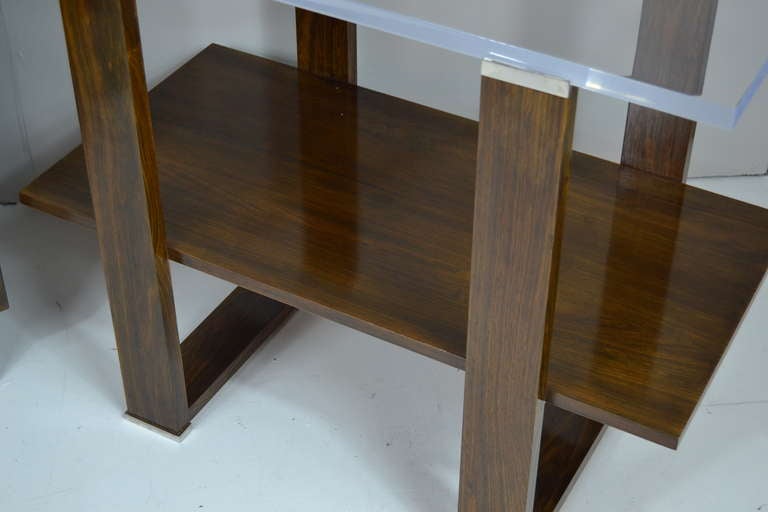 Pair of Rosewood Bedside Tables after Louis Sognot 3