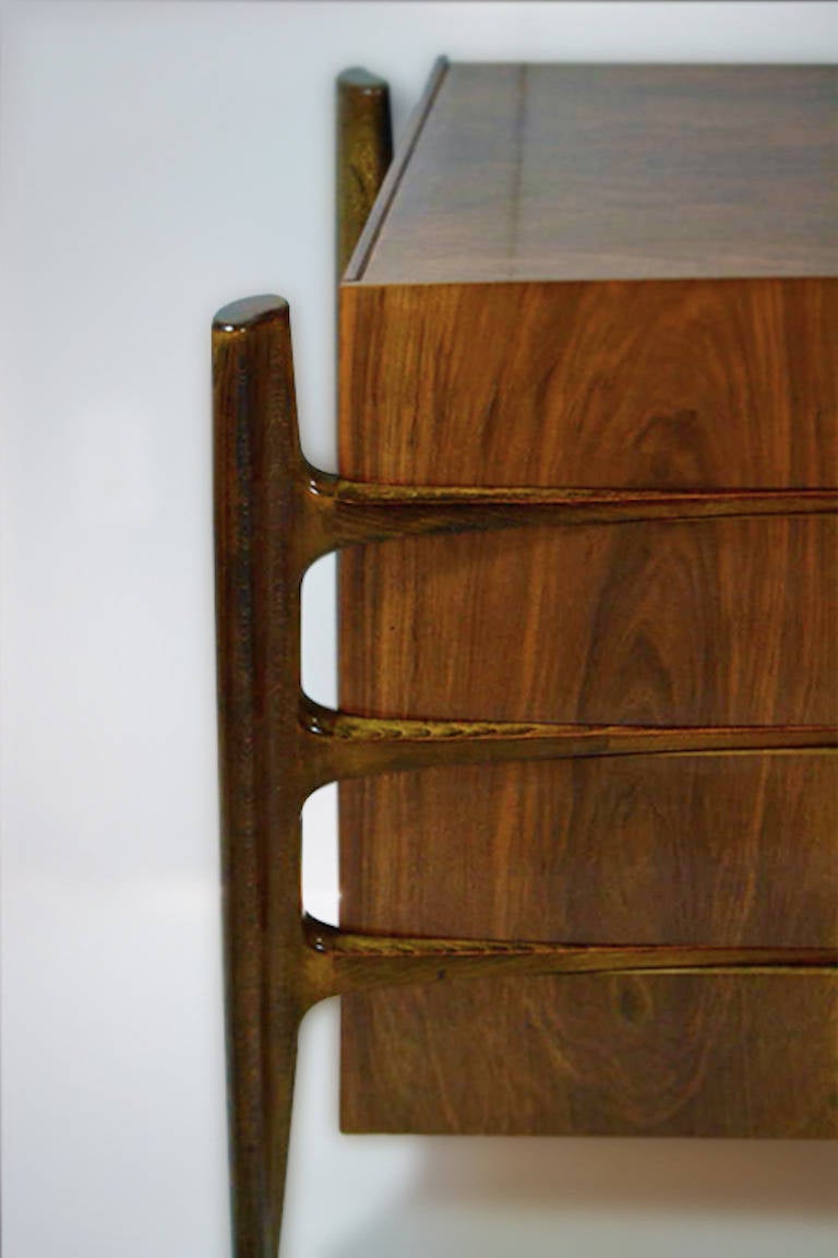 20th Century Modern Rosewood Sideboard by William Hinn