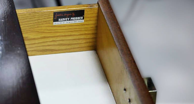 Mahogany Desk by Harvey Probber 1